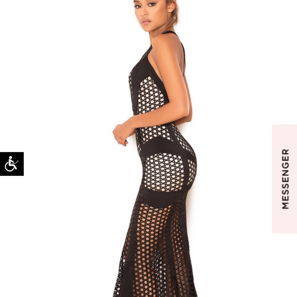 House oF CB Black Evening Gown/ Prom Dress - Picture 6 of 14